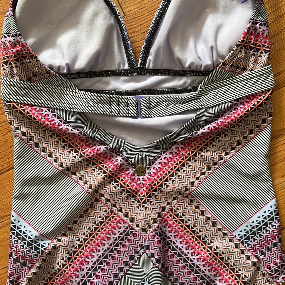 Prana Multicolor Patterned One Piece Swimsuit - image 3